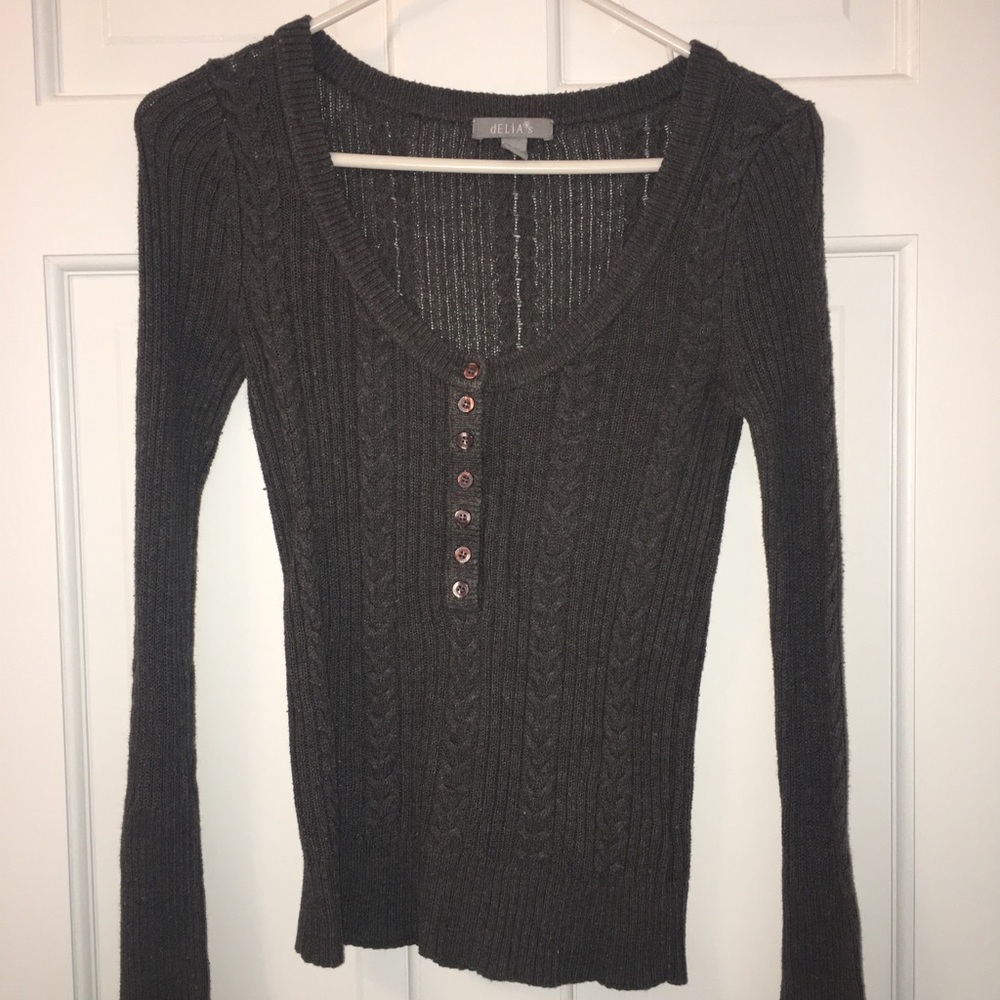 Deias Gray Sweater